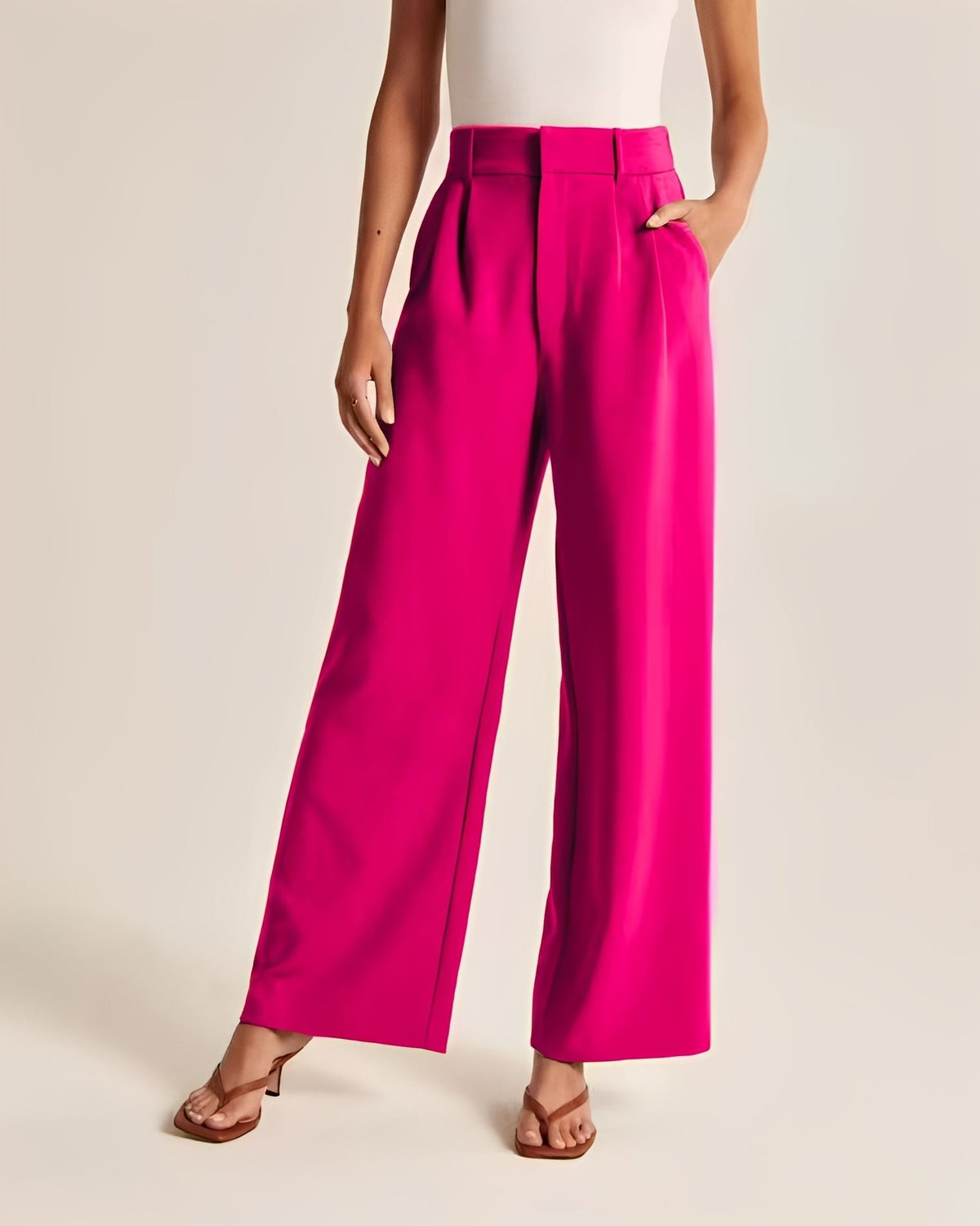 Ruth - Elegante Hose mit weiten Beinen für Damen