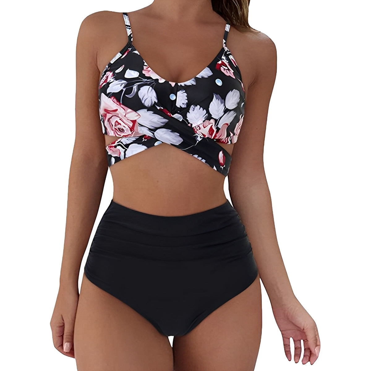Rosie - Eleganter Bikini mit hoher Taille für Frauen