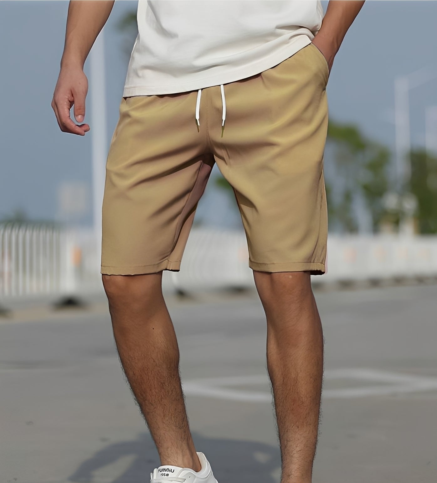Tristan - Bequeme Shorts mit Kordelzug für Männer