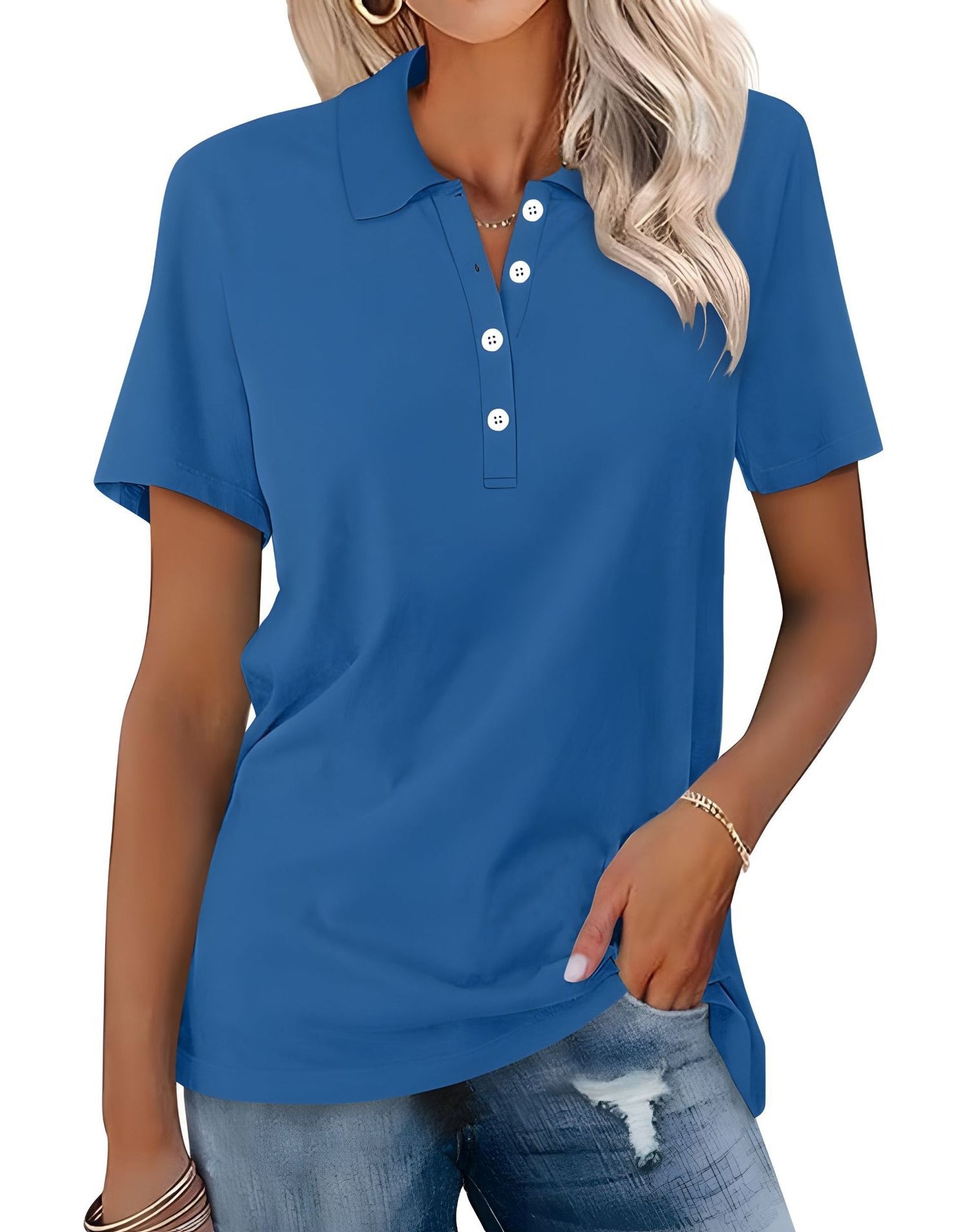Teresa - Freizeit-Polo mit kurzen Ärmeln für Damen