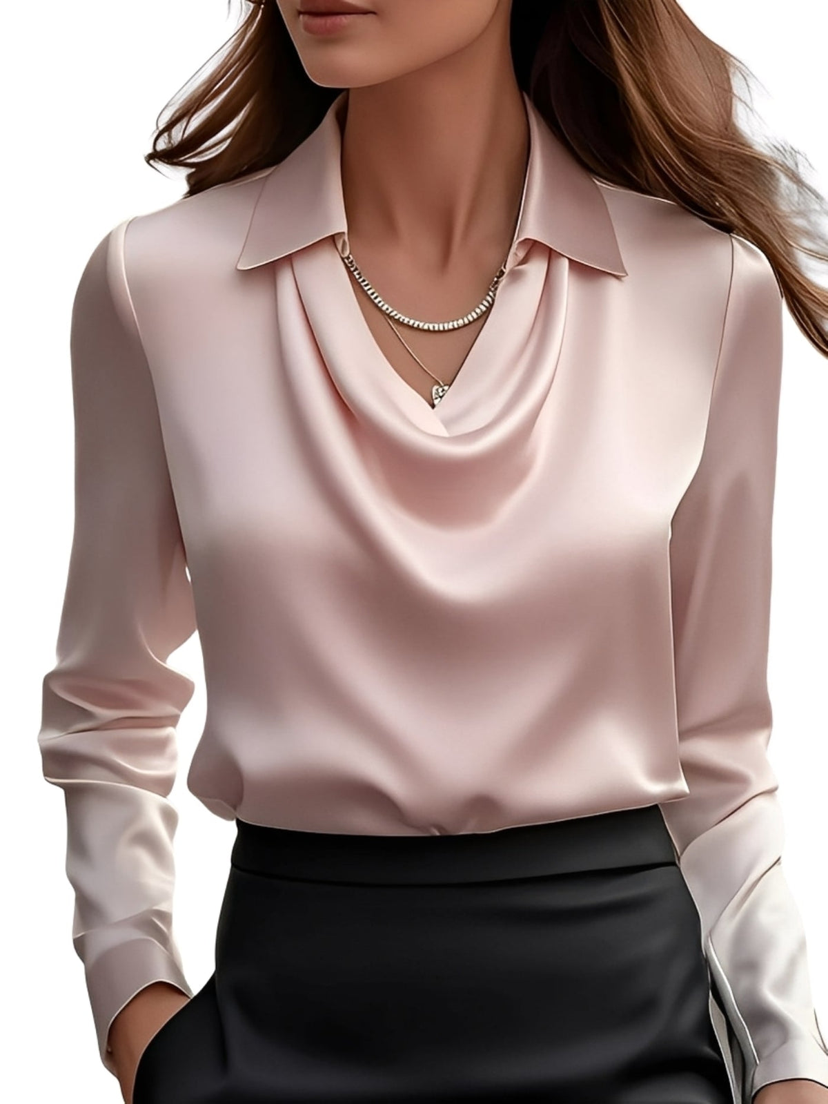Dionne - Stilvolle Langarmbluse für Damen