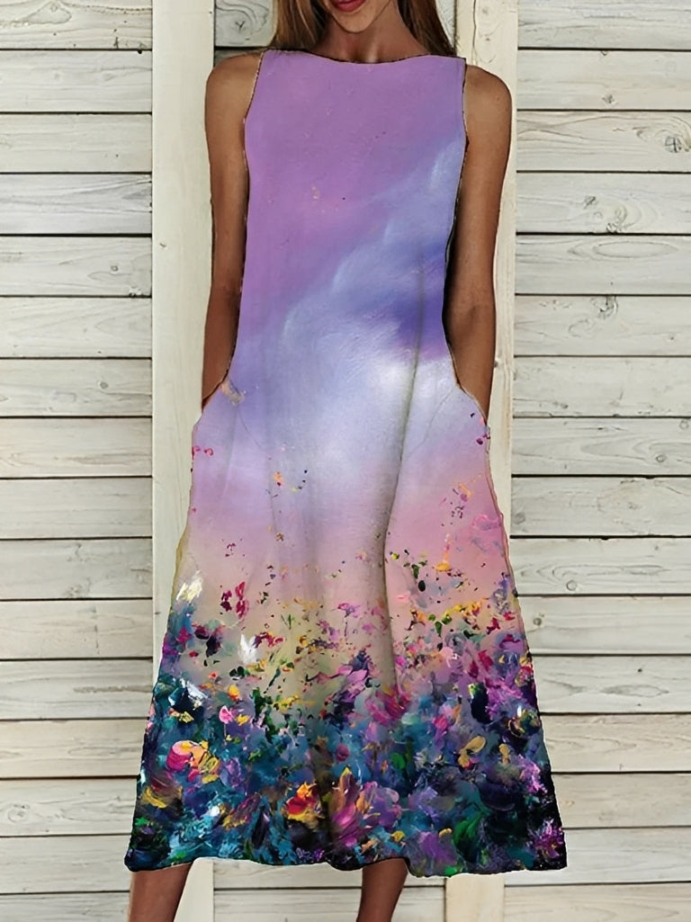 Josephine - Elegantes Kleid mit Blumenmuster für Frauen