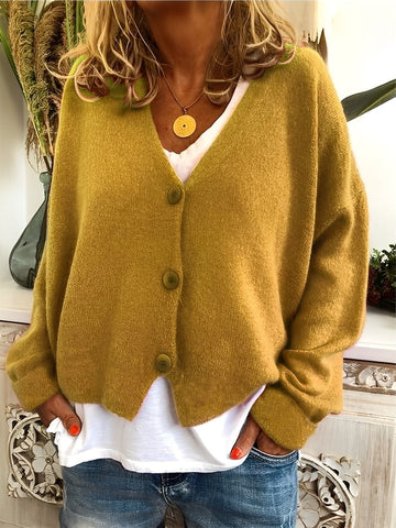Evette - Bequeme Damenjacke mit Knöpfen