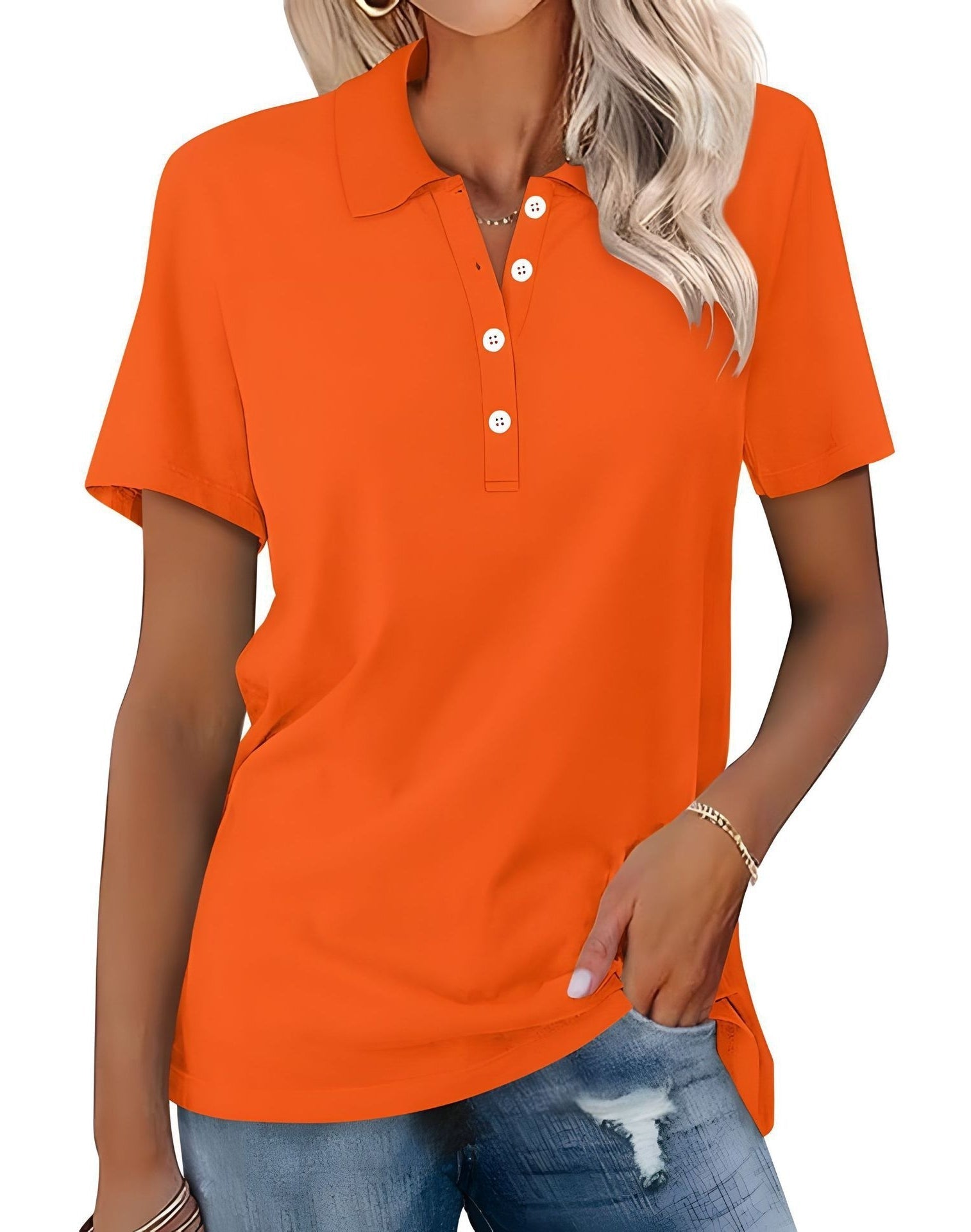 Teresa - Freizeit-Polo mit kurzen Ärmeln für Damen