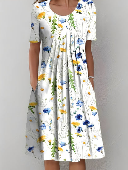 Jodie - Kleid mit elegantem Druck für Frauen