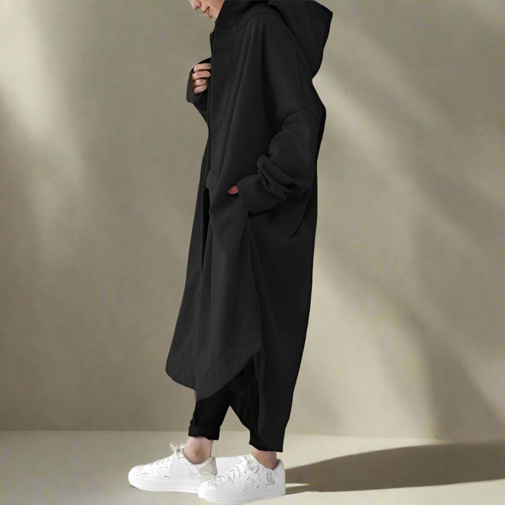 Cailyn – Gemütlicher langer Trenchcoat für Damen