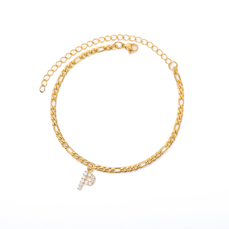 Initialen Knöchel - Knöchelarmband mit deiner Initiale