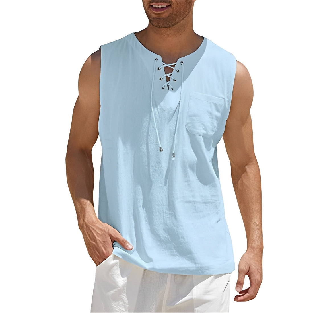 Alexia - Bequemes ärmelloses Tanktop für Männer