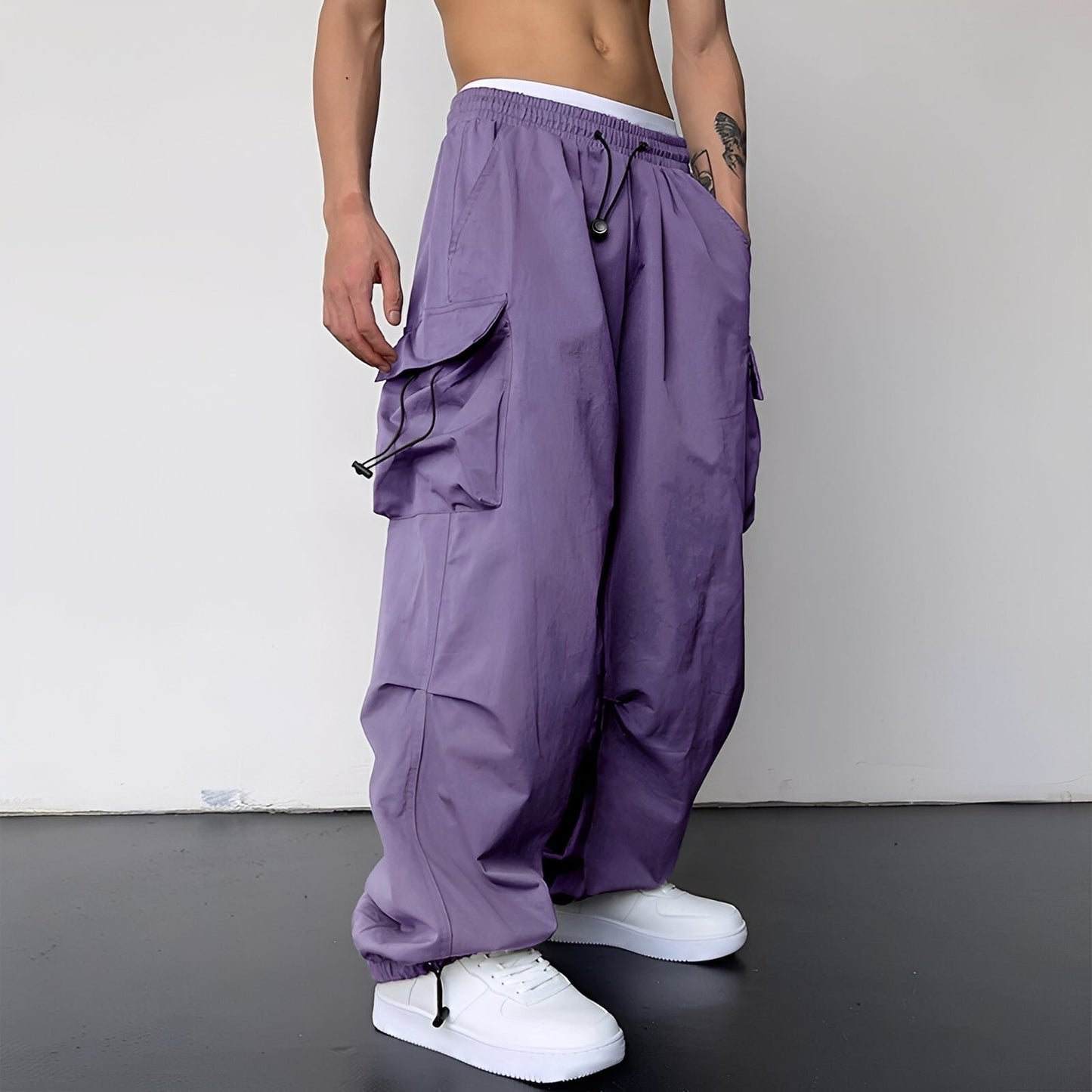Kaleb - Stylische Baggy-Cargohose für Herren