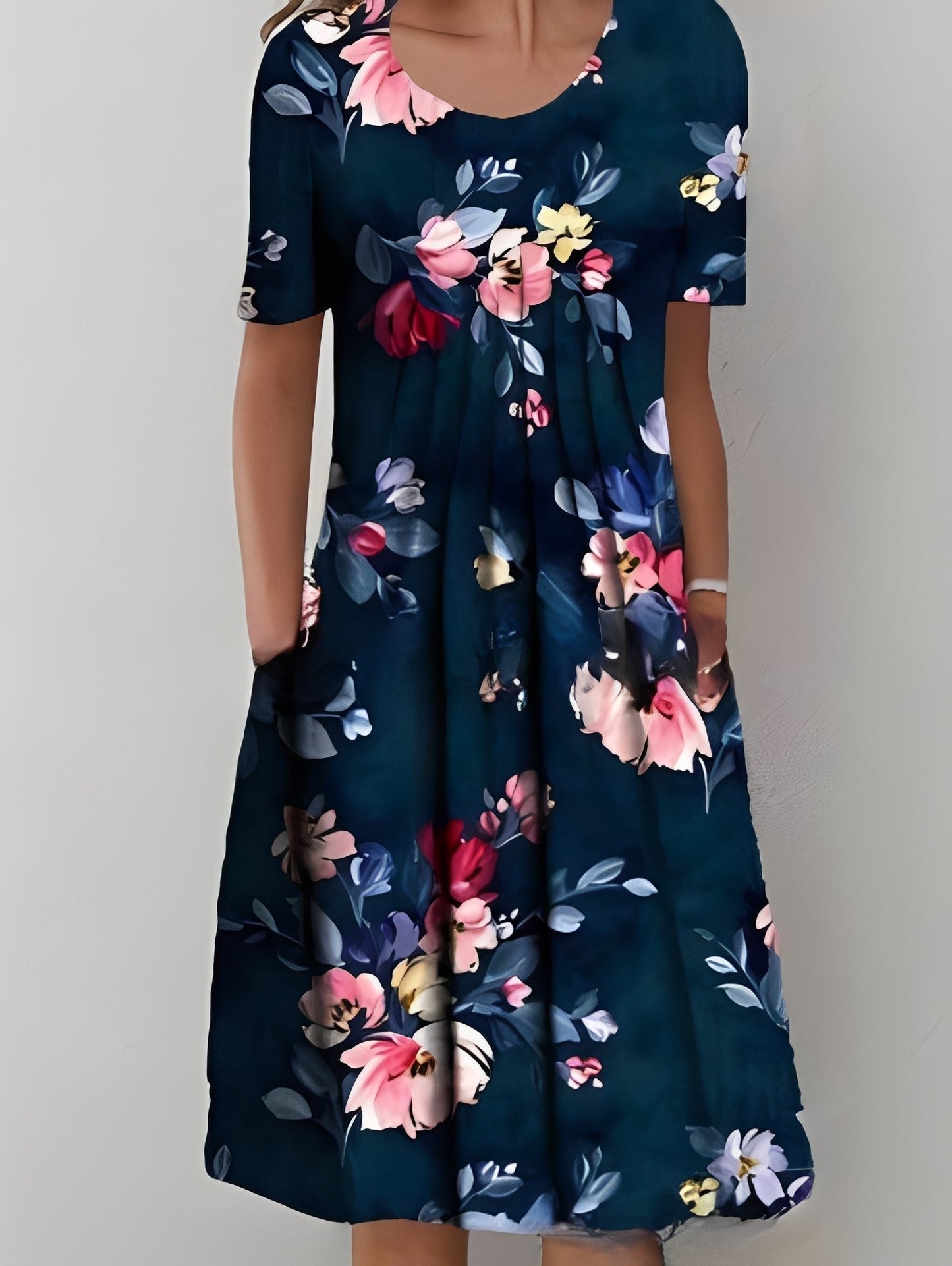 Jodie - Kleid mit elegantem Druck für Frauen