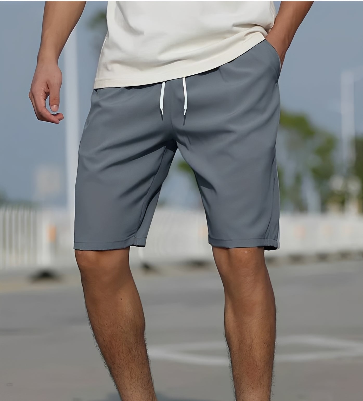 Tristan - Bequeme Shorts mit Kordelzug für Männer
