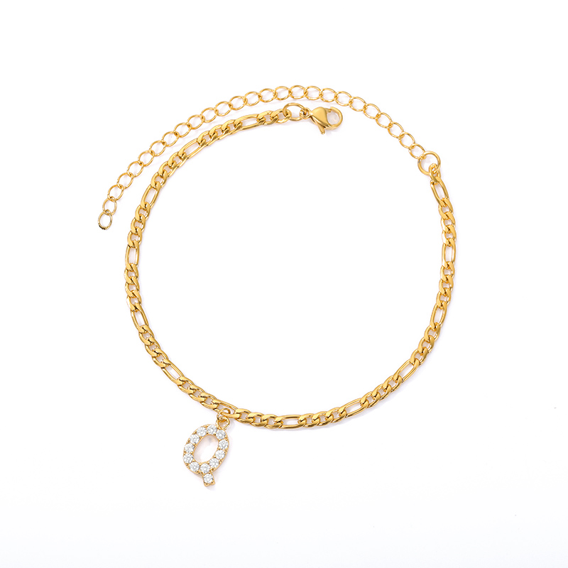 Initialen Knöchel - Knöchelarmband mit deiner Initiale