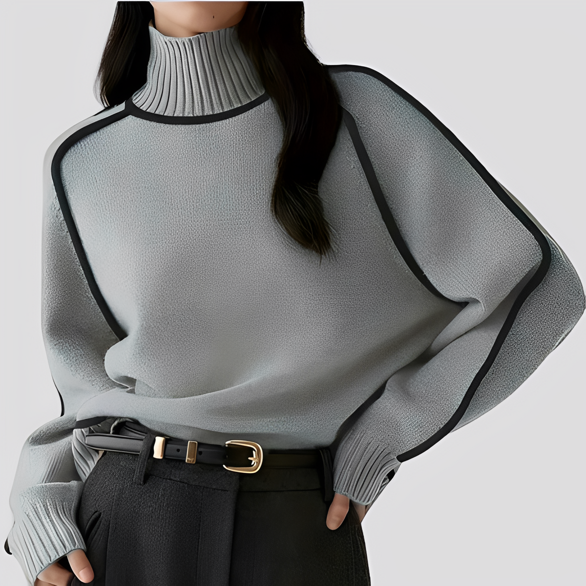 Azalea - Eleganter und gemütlicher Rollkragenpullover