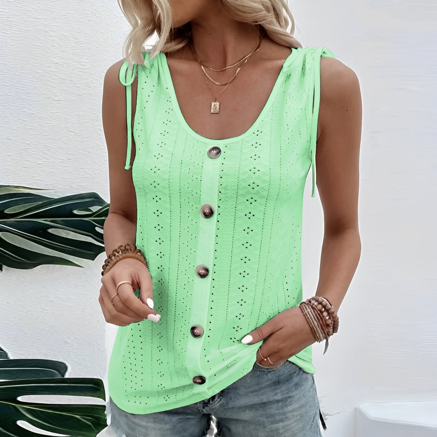Millie - Elegantes ärmelloses Top für Frauen