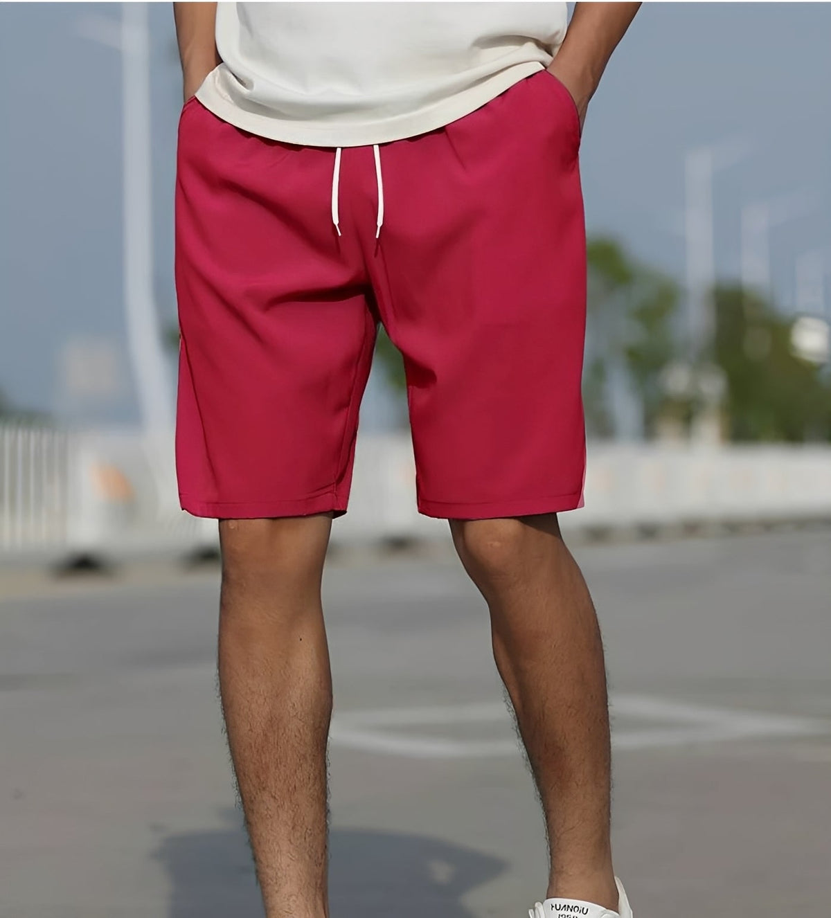Tristan - Bequeme Shorts mit Kordelzug für Männer