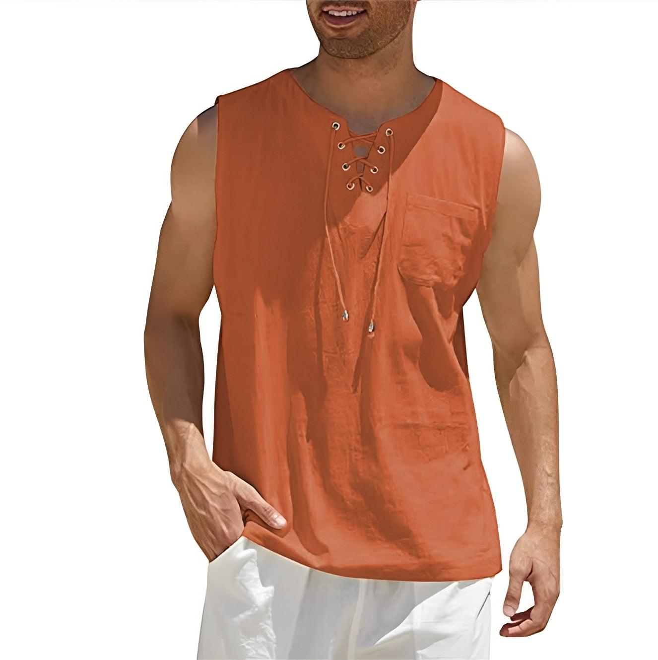 Alexia - Bequemes ärmelloses Tanktop für Männer