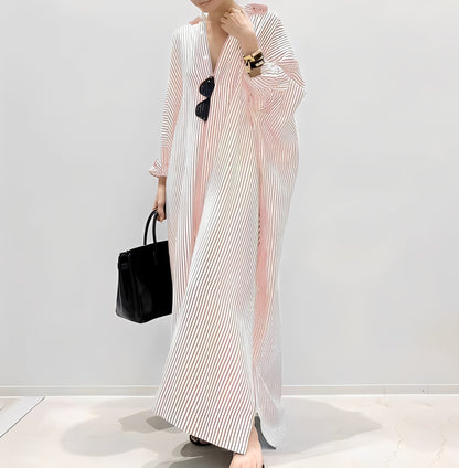 Jasmine - Elegantes Hemdkleid mit Streifen für Frauen