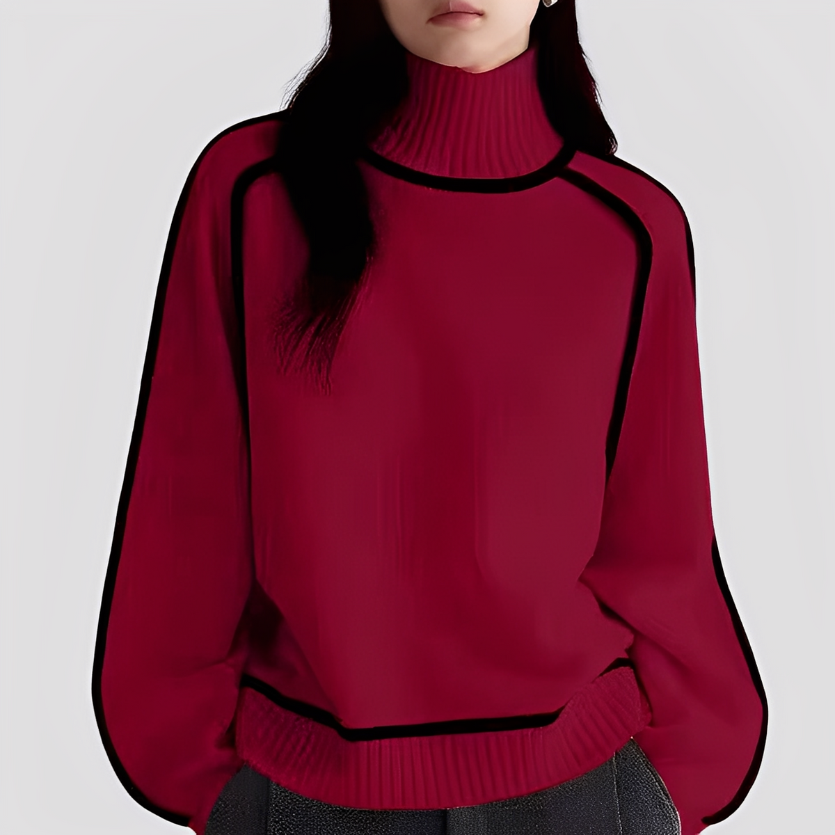 Azalea - Eleganter und gemütlicher Rollkragenpullover