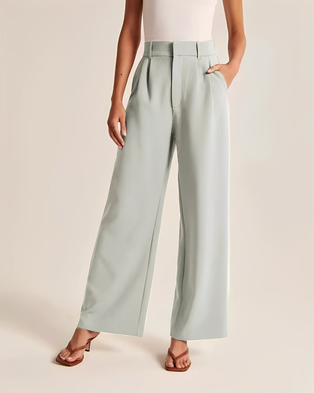 Ruth - Elegante Hose mit weiten Beinen für Damen