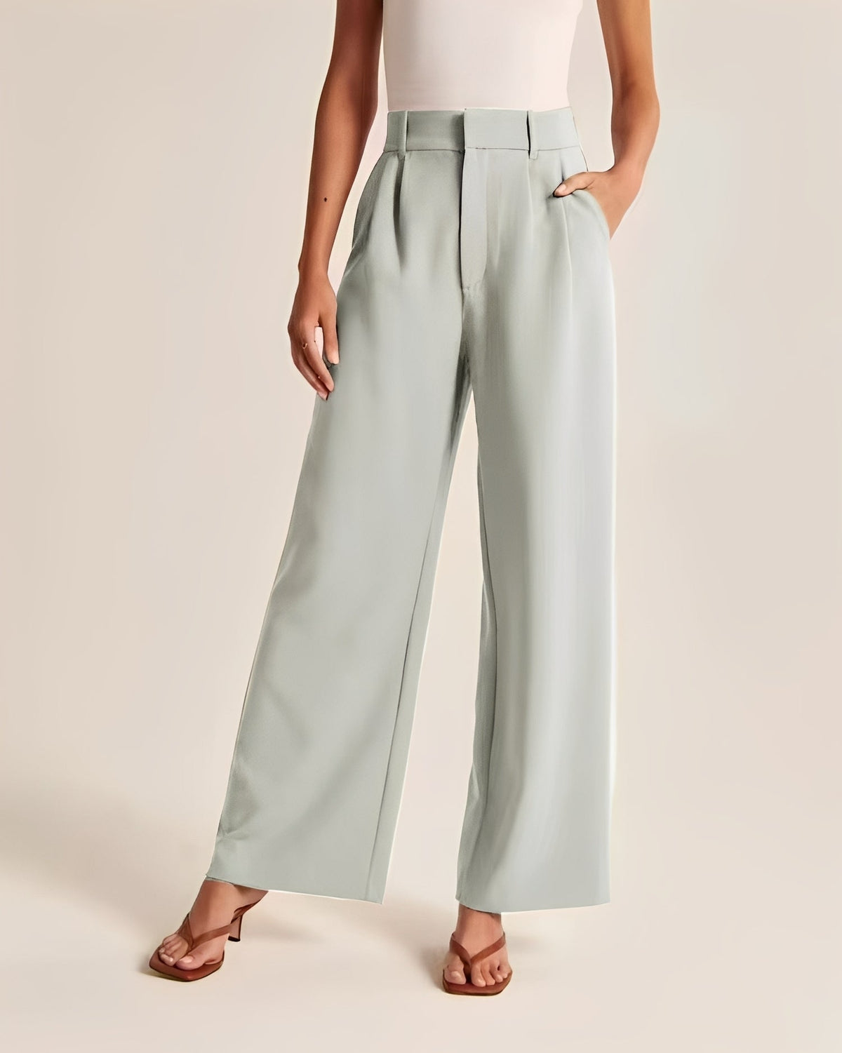 Ruth - Elegante Hose mit weiten Beinen für Damen
