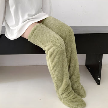 Camellia - Wärmende Damensocken bis zum Knie für den Winter