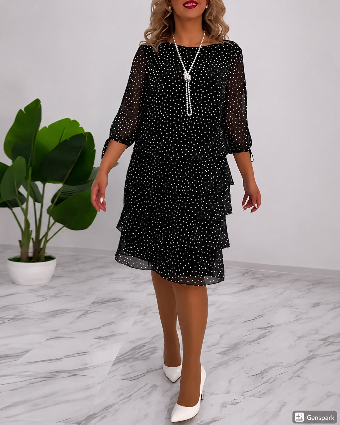 Carey - Schickes Kleid mit Punkten