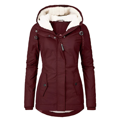 Earleen - Bequeme Sherpa-Fleecejacke für Damen
