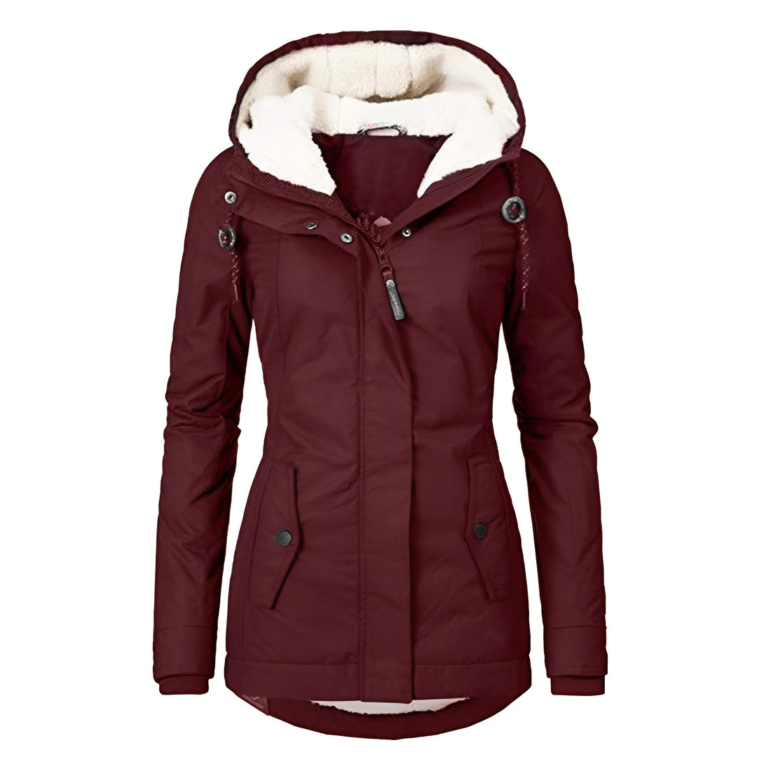 Earleen - Angenehme und kuschelige Jacke mit Kapuze