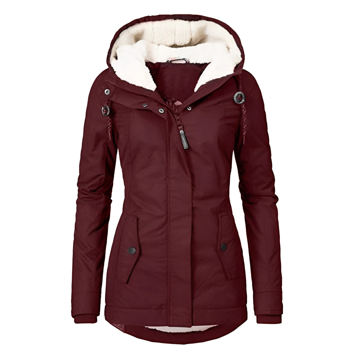 Earleen - Angenehme und kuschelige Jacke mit Kapuze
