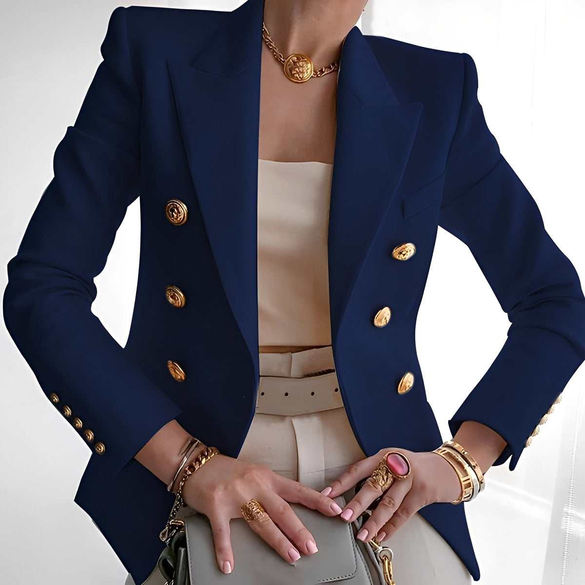 Shelley - Blazer mit Knöpfen für Damen