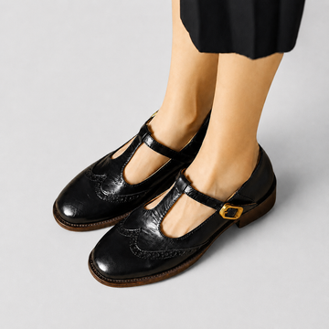 Livian - Retro-Stil Absatzsandalen