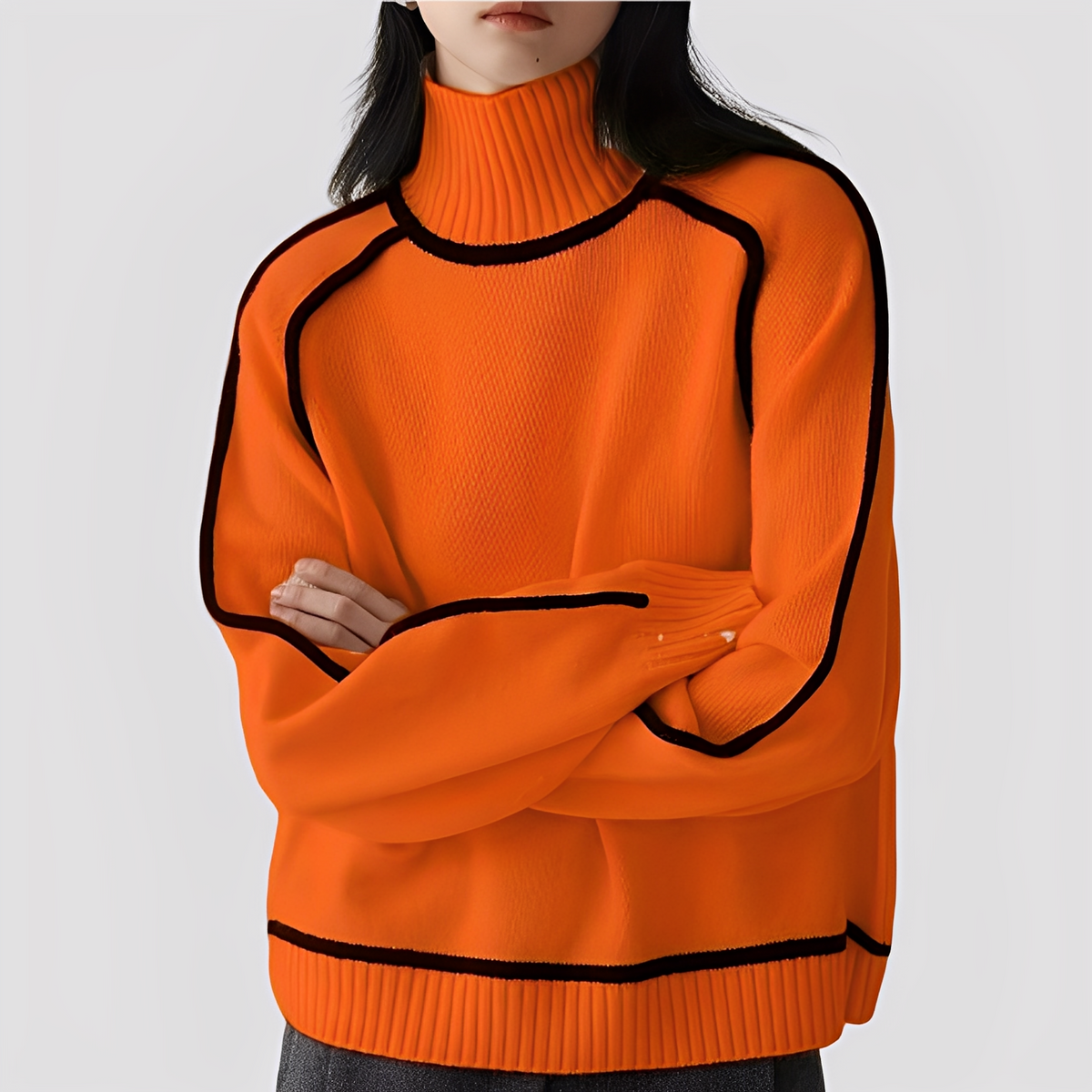 Azalea - Eleganter und gemütlicher Rollkragenpullover