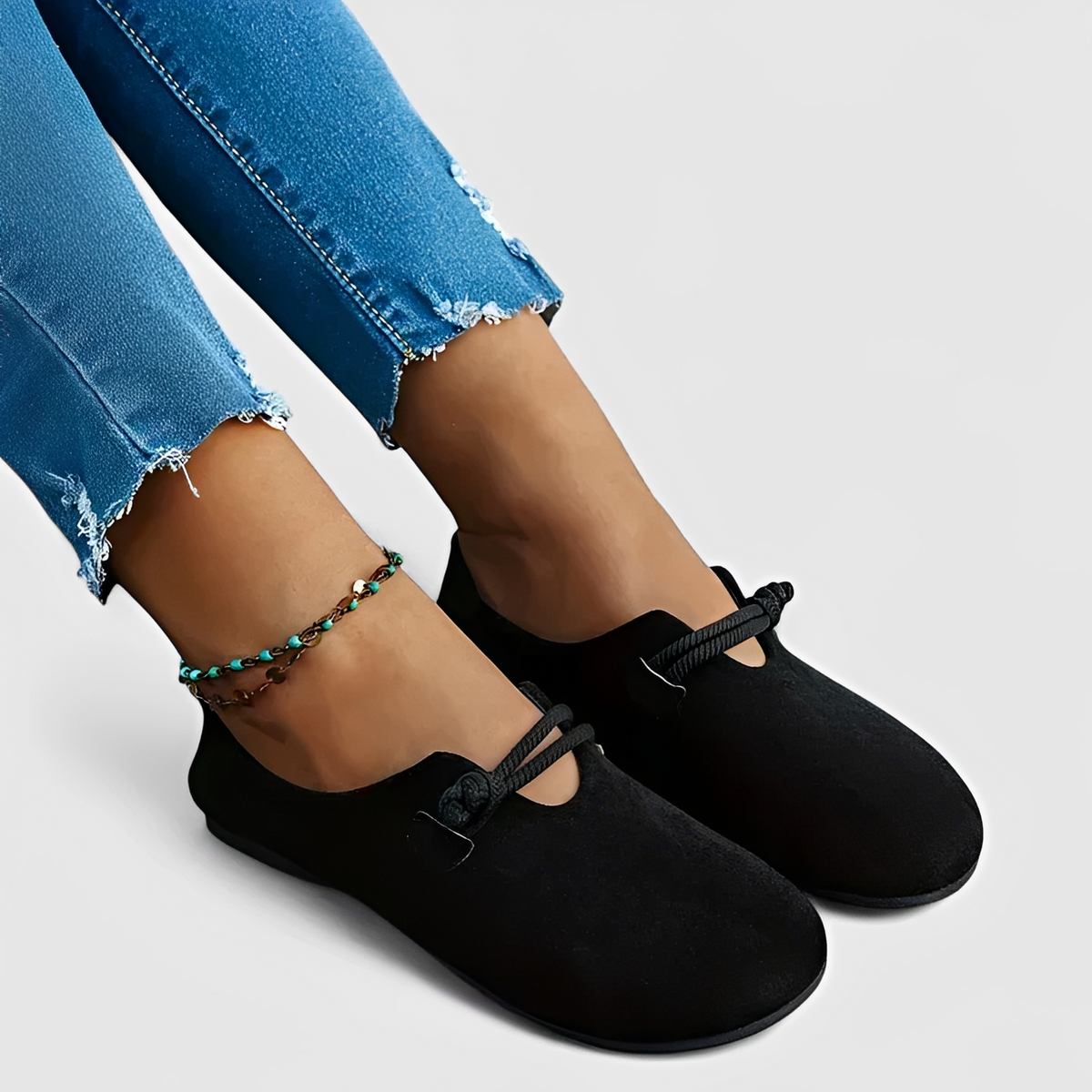 Marjorie - Komfortable Schuhe mit runder Spitze