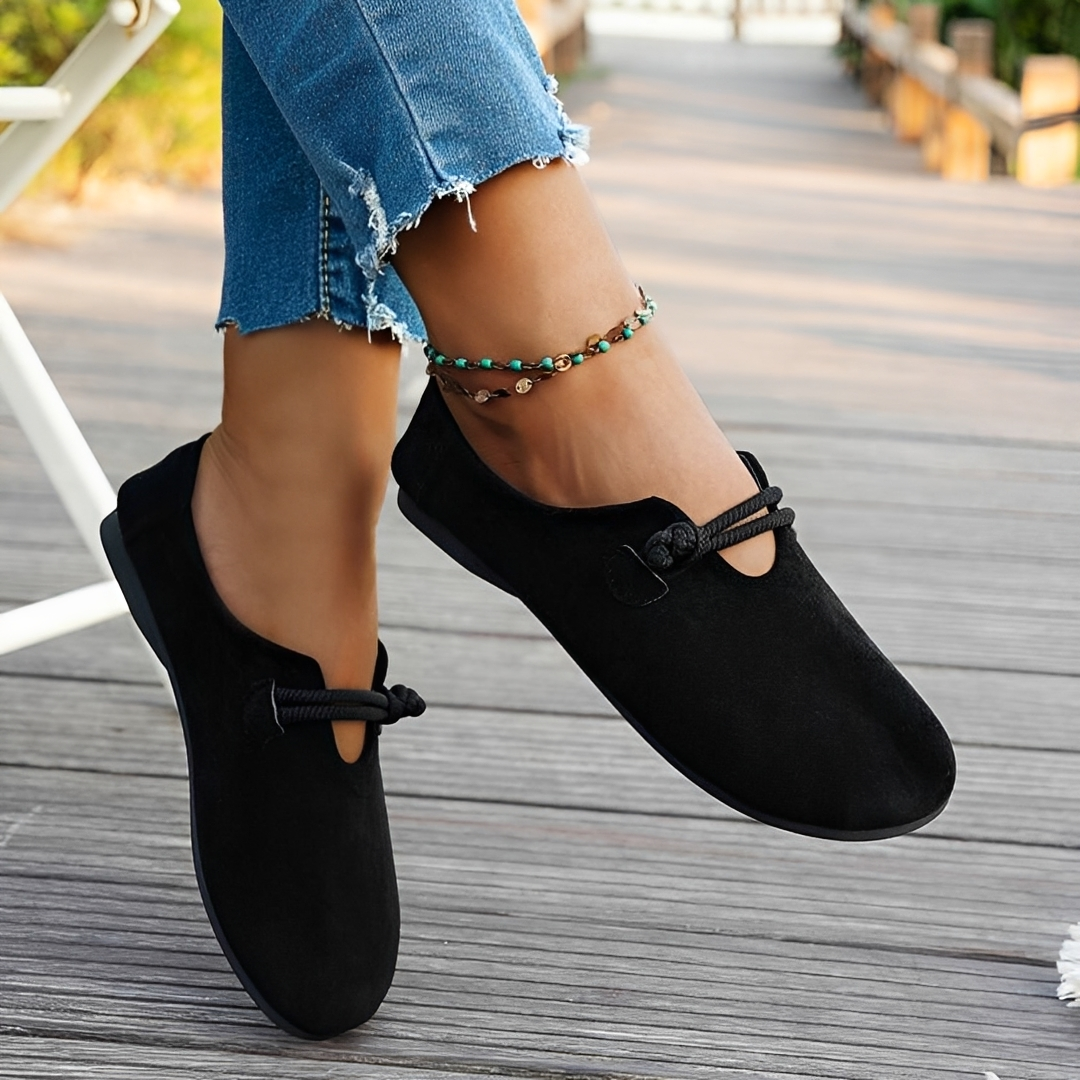Marjorie - Komfortable Schuhe mit runder Spitze