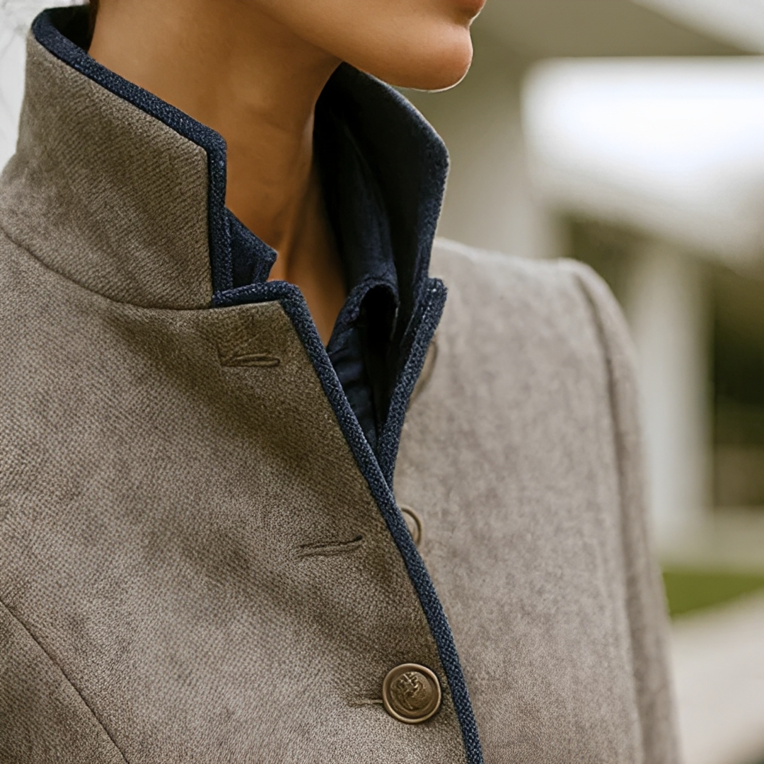 Valerie - Elegante Jacke mit Stehkragen