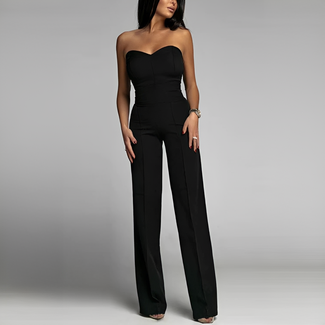 Meriam - Eleganter schulterfreier Overall für Damen