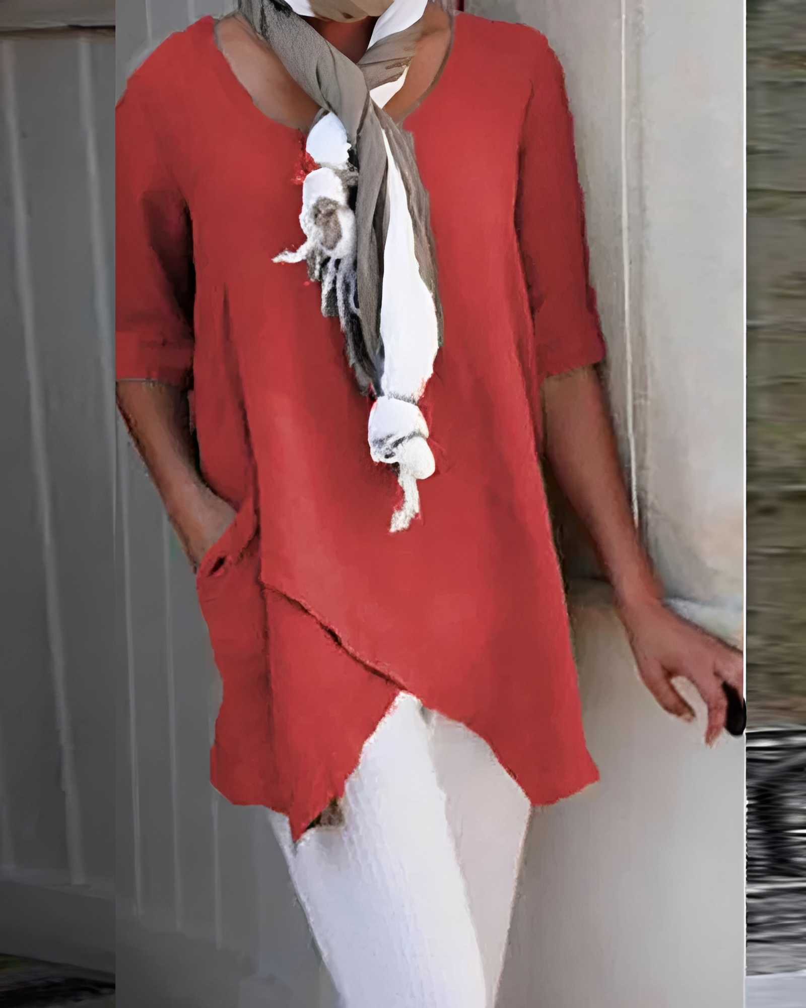 Marcia - Stilvolles Rundhals-Shirt