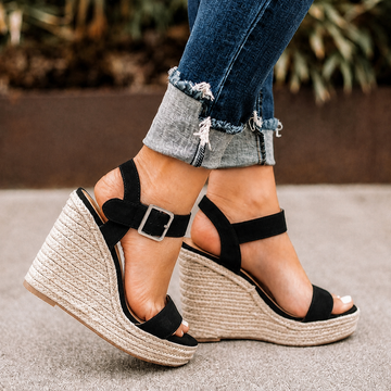 Laquita - Stilvolle Keilsandalen