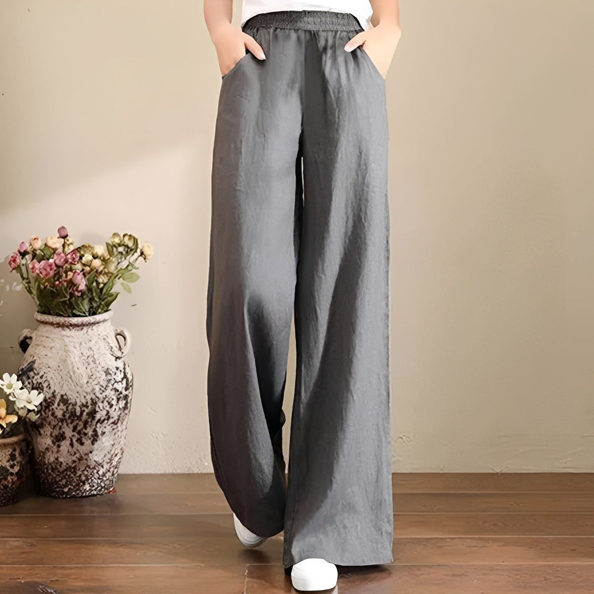 Dorothy - Bequeme Hose mit weiten Beinen für Damen