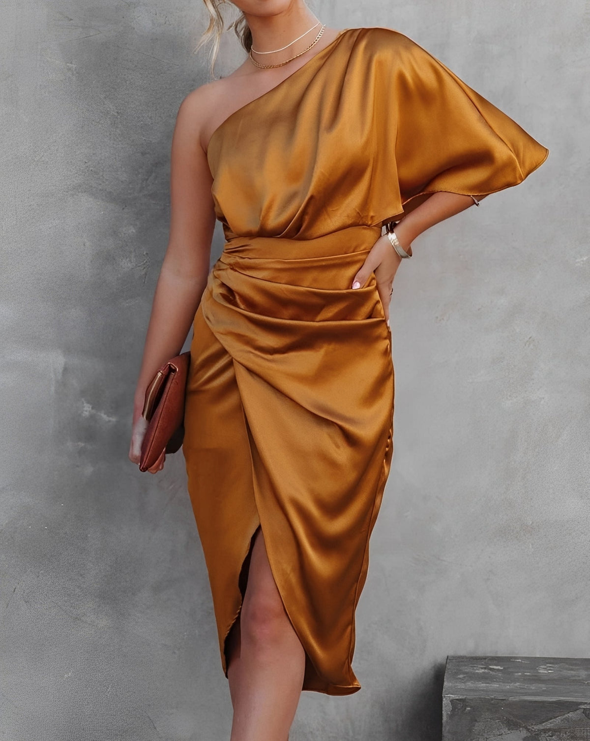 Alexia - Elegantes asymmetrisches Cocktailkleid für Frauen