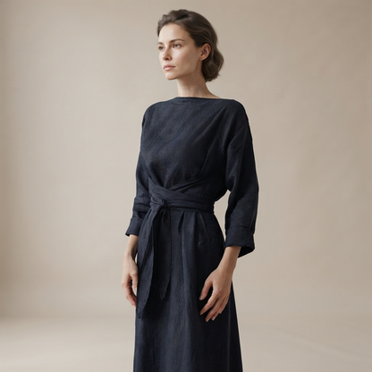 Ashlee - Luftiges Maxikleid ohne Gürtel
