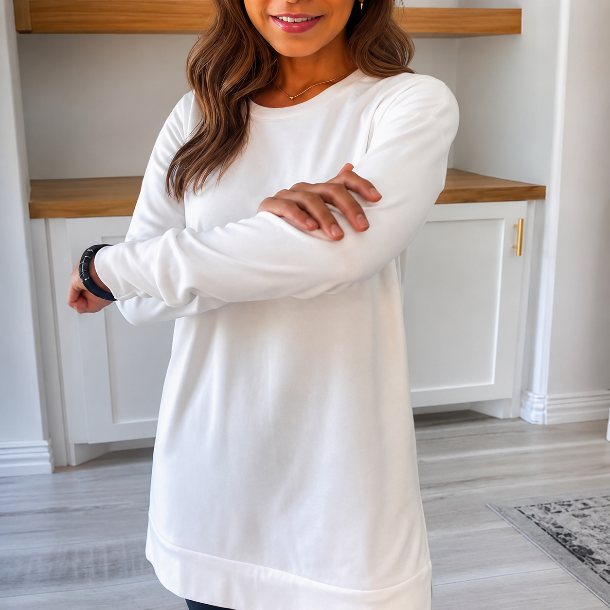 Magali - Elegantes Shirt mit Rundhalsausschnitt