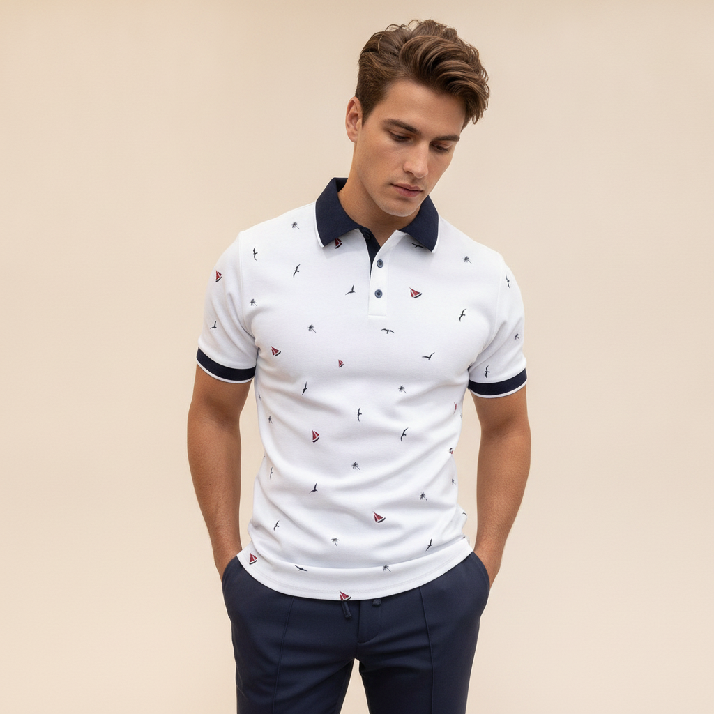 Bedario - Modernes Freizeit-Poloshirt