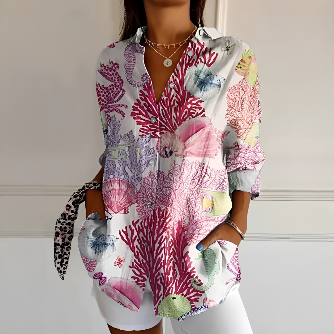 Eleanor - Schicke Bluse mit Knöpfen