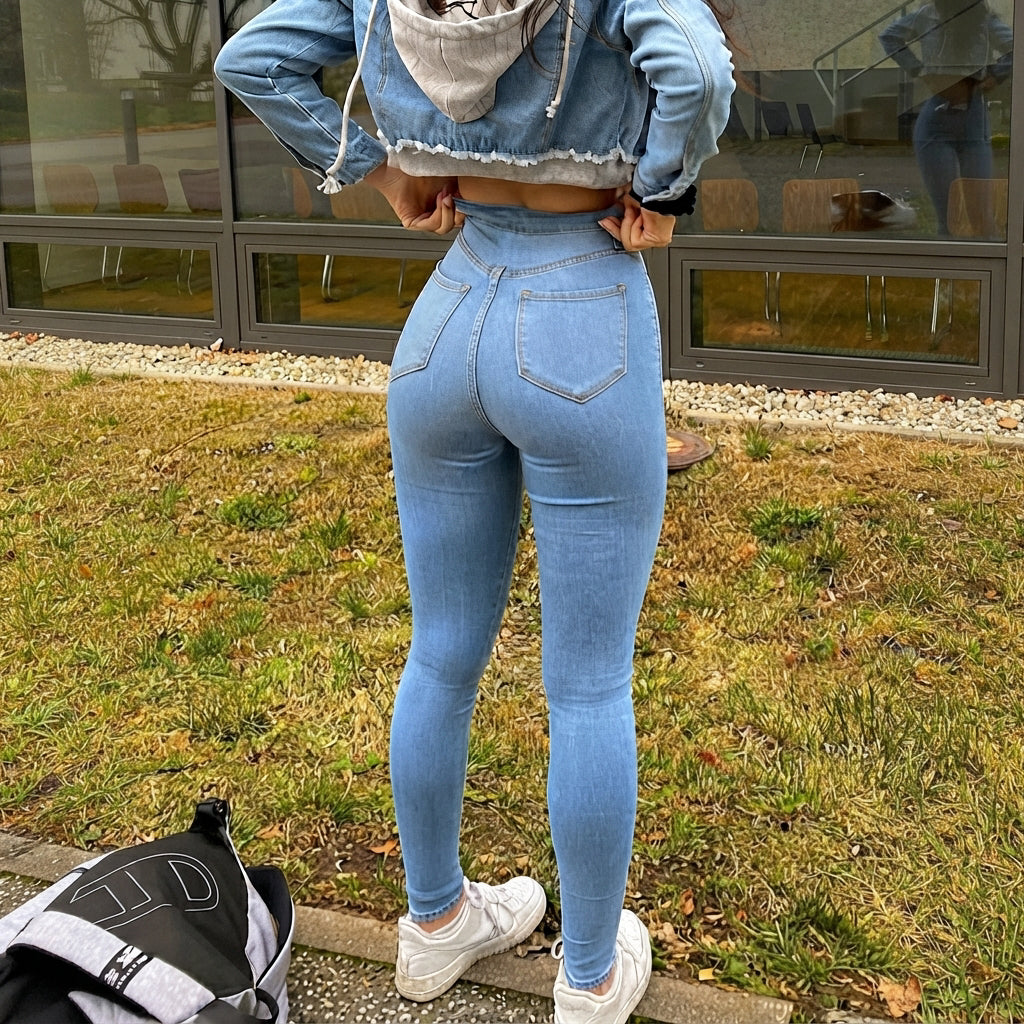 Leyza - Stylishe Slim-Fit-Jeans