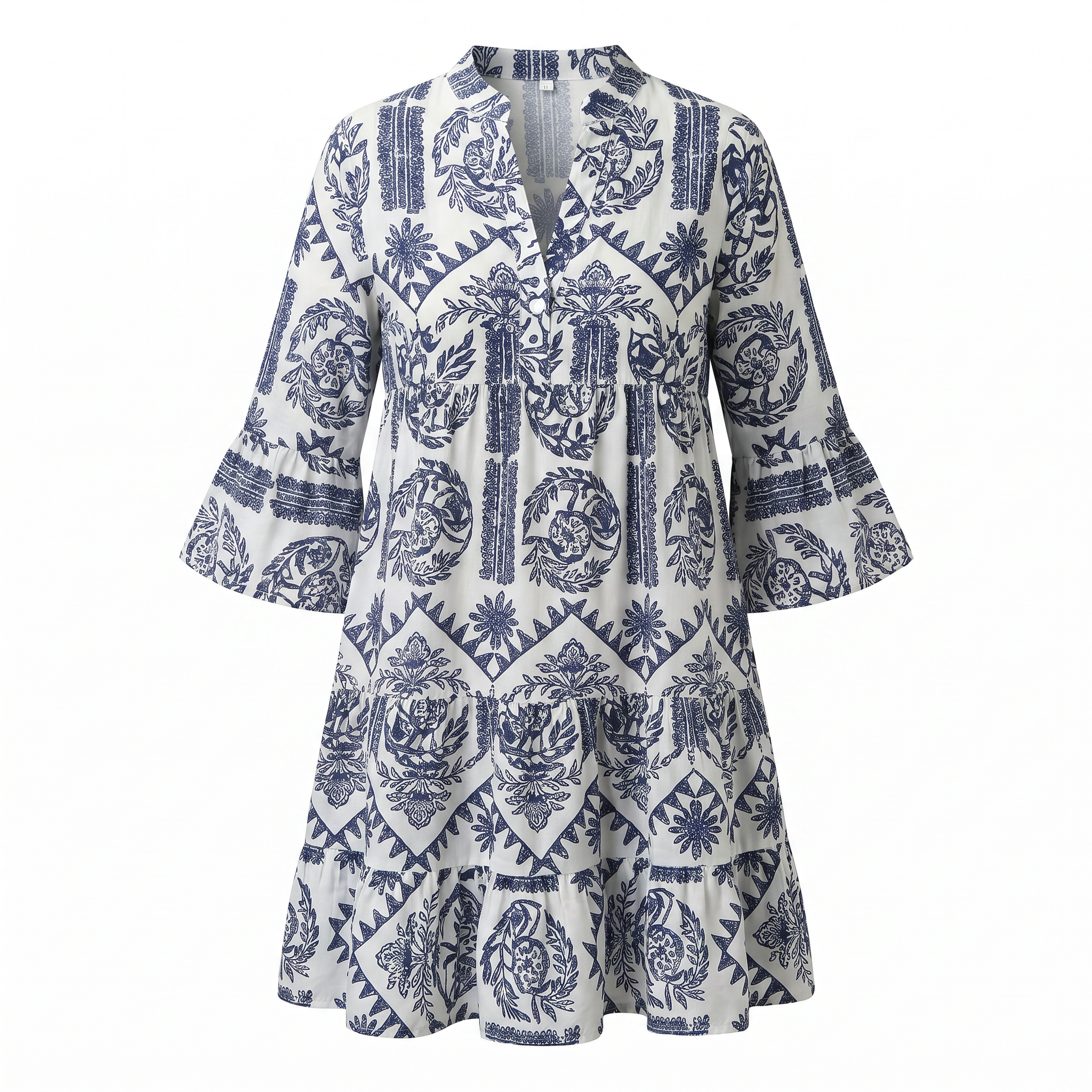 Krisella - Elegantes Boho-Midi-Kleid
