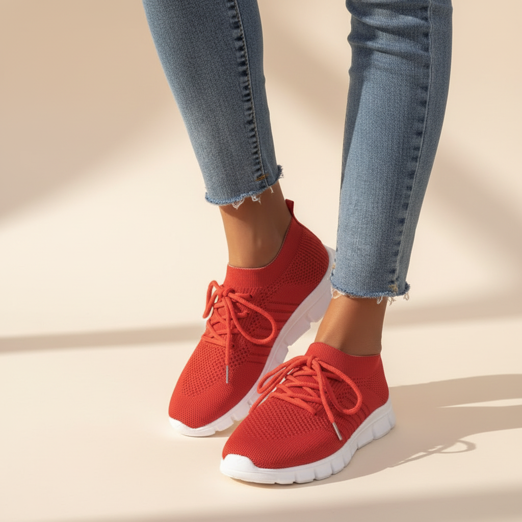 Vicky - Atmungsaktive Schnürschuhe