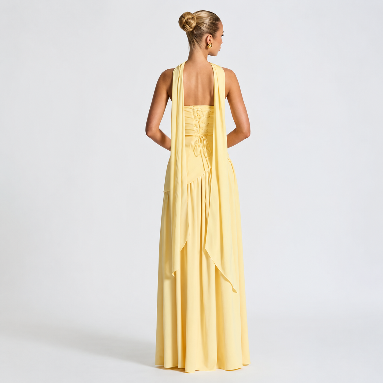 Fatimea - Stilvolles Tube-Top Maxikleid