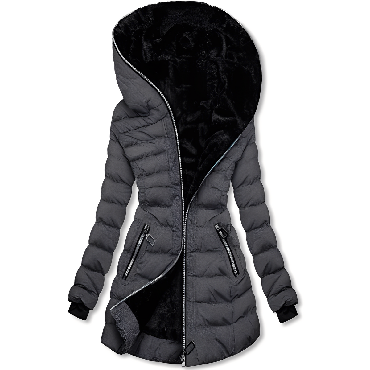 Jasmine - Stylische Damen-Kapuzenjacke