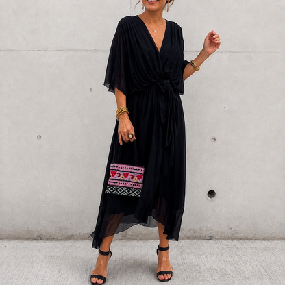 Jescah - Stilvolles Kleid mit Fledermausärmeln